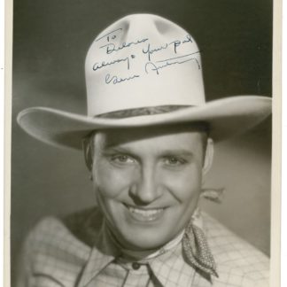 Gene Autry Autograph (Click for full image)