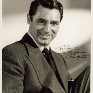 Carry Grant Autograph (Click for full image)