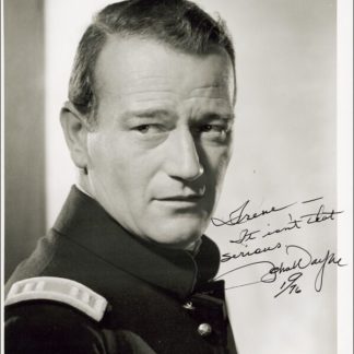 John Wayne Autograph (Click for full image)