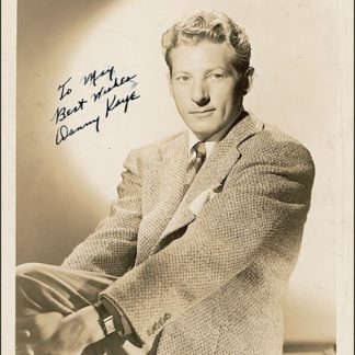 Danny Kaye Autograph (Click for full image)