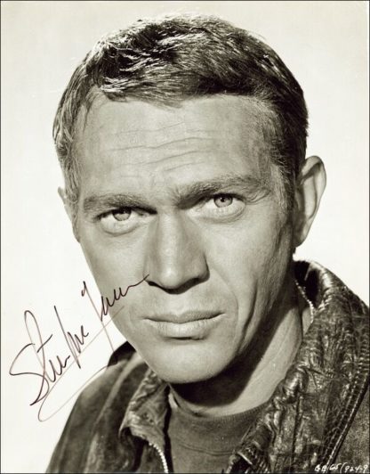 Steve Mcqueen Autograph (Click for full image)
