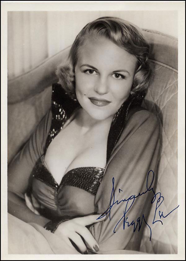 Peggy Lee Autograph (Click for full image) | Best Movie Posters.