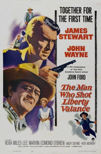 The Man Who Shot Liberty Valance Movie Poster (Click for full image)