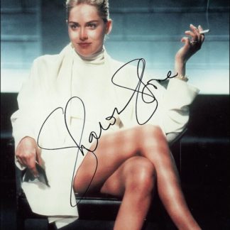Sharon Stone Autograph (Click for full image)