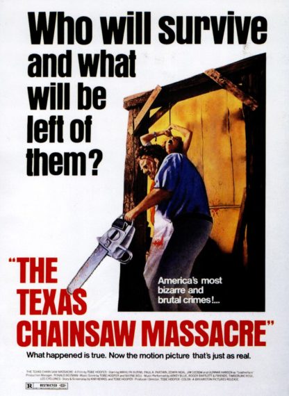 The Texas Chain Saw Massacre Movie Poster (Click for full image)