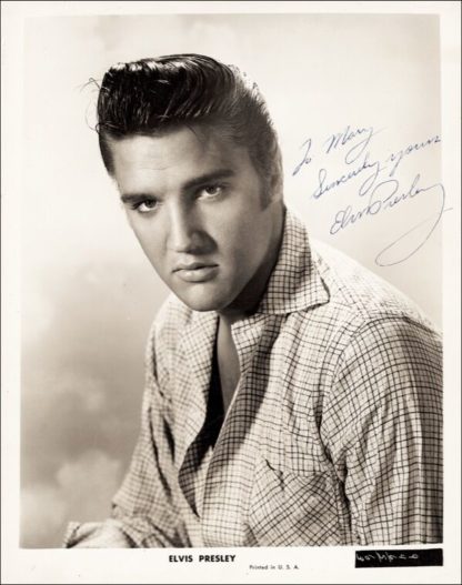 ELVIS PRESLEY Autograph (Click for full image)