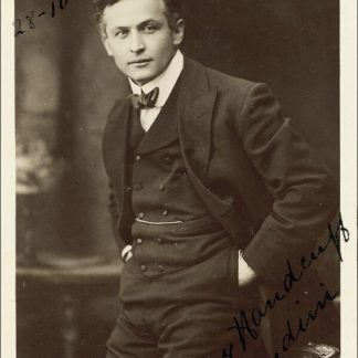 Harry Houdini Autograph (Click for full image)