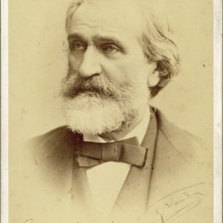 Giuseppe Verdi Autograph (Click for full image)