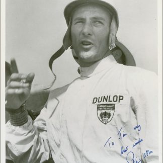 Stirling Moss Autograph (Click for full image)