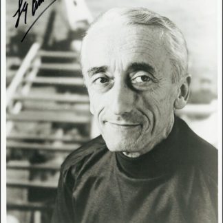 Jacques Cousteau Autograph (Click for full image)