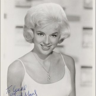 Diana Dors Autograph (Click for full image)