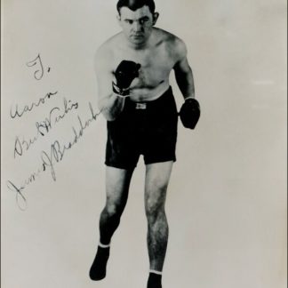 James J Braddock Autograph (Click for full image)