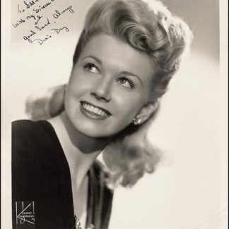 Doris Day Autograph (Click for full image)