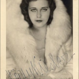 Hedy Lamarr Autograph (Click for full image)