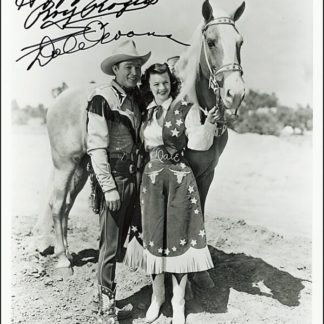 Roy Rogers Dale Evans Autograph (Click for full image)