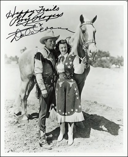 Roy Rogers Dale Evans Autograph (Click for full image)