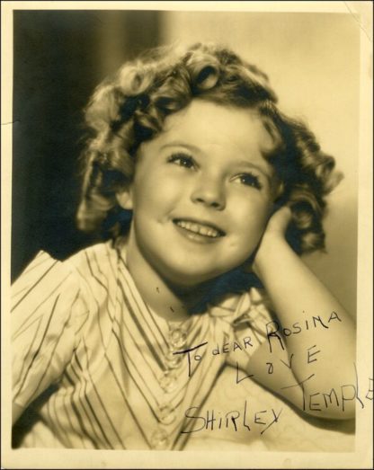 Shirley Temple Autograph (Click for full image)