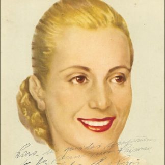 Eva Peron Autograph (Click for full image)