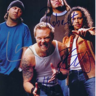 Metallica Autograph (Click for full image)