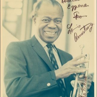 Louis Armstrong Autograph (Click for full image)