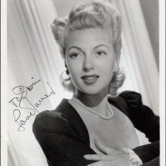 Lana Turner Autograph (Click for full image)