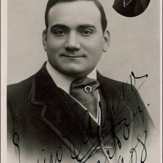Enrici Caruso Autograph (Click for full image)