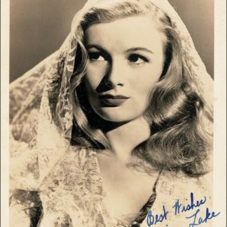 Veronica Lake New Autograph (Click for full image)