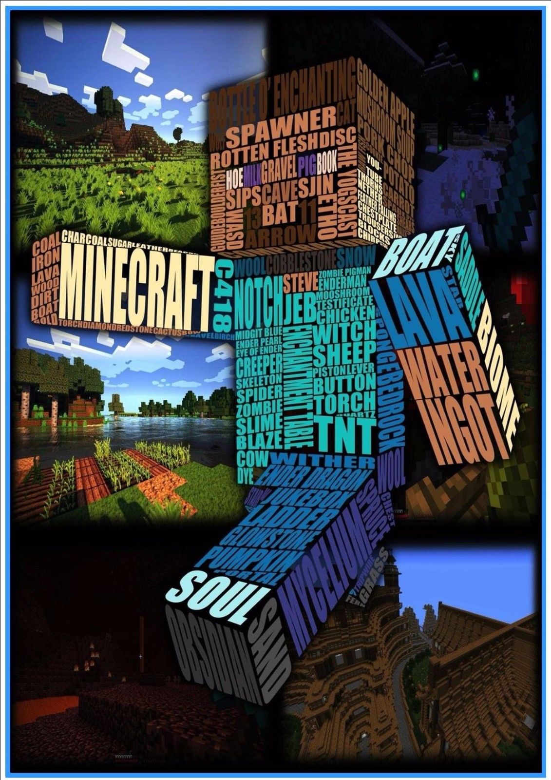 Witch Printable Minecraft Poster Mninecraft Potion