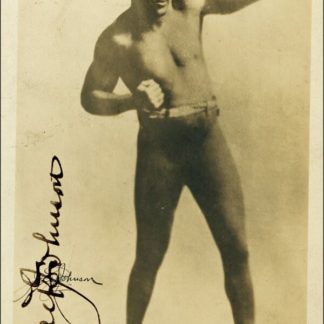 Jack Johnson Autograph (Click for full image)