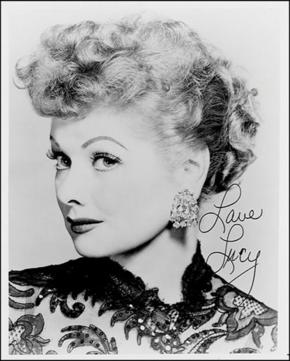 Lucille Ball Autograph (Click for full image)