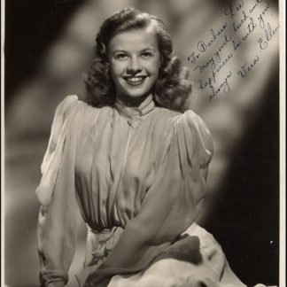 Vera Ellen Autograph (Click for full image)