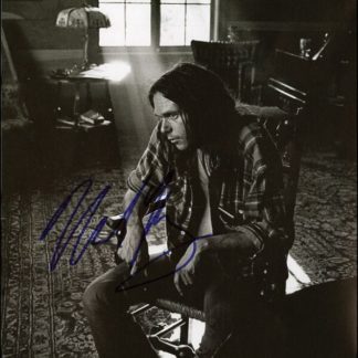 Neil Young Autograph (Click for full image)