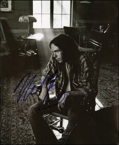 Neil Young Autograph (Click for full image)
