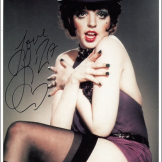 Liza Minelli Autograph (Click for full image)