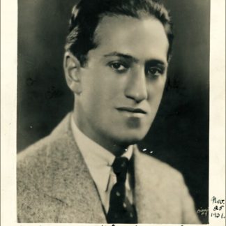 Georger Gershwin Autograph (Click for full image)