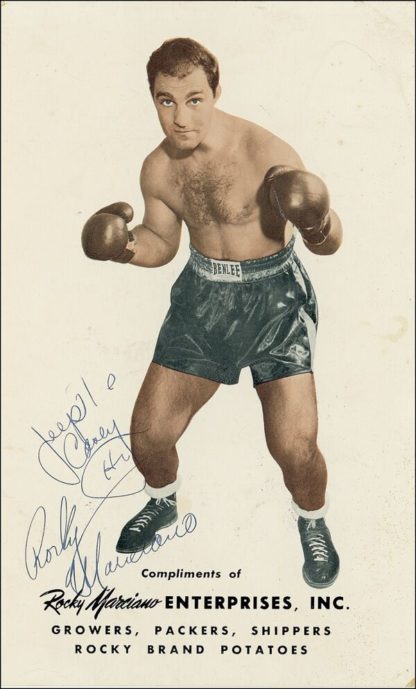 Rocky Marciano  Autograph (Click for full image)