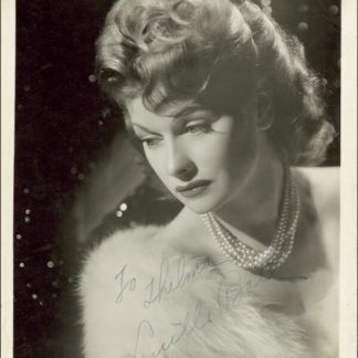 Lucille Ball Autograph (Click for full image)
