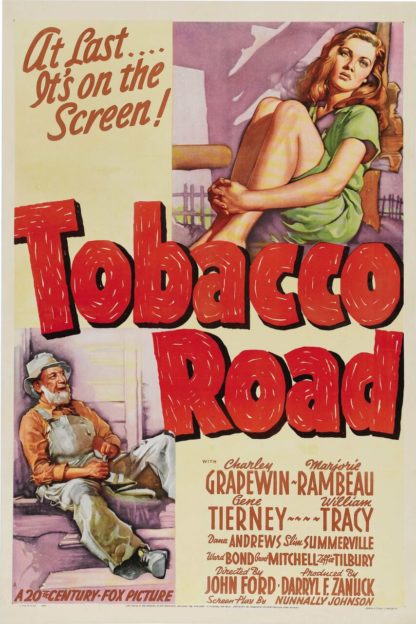 Tobacco Road Movie Poster (Click for full image)