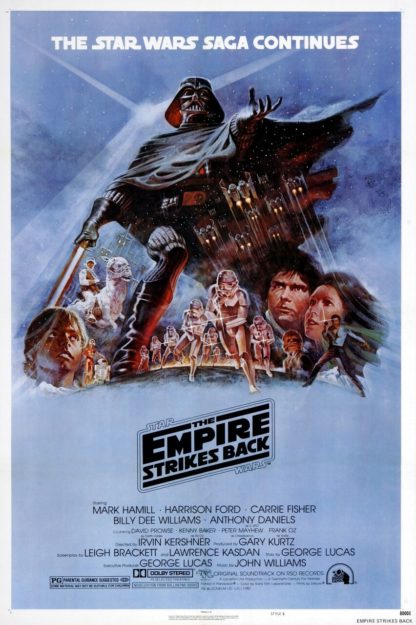 Star Wars Episode V The Empire Strikes Back Movie Poster (Click for full image)