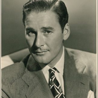 Errol Flynn Autograph (Click for full image)