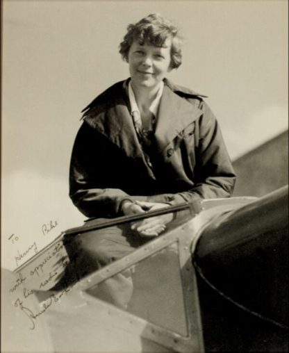 Amelia Earhart Autograph (Click for full image)