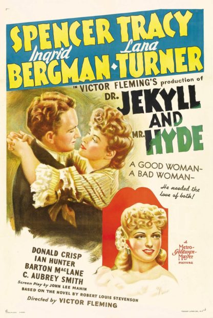 Dr Jekyll and Mr Hyde Movie Poster (Click for full image)