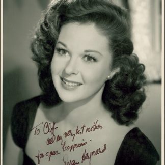 Susan Hayward Autograph (Click for full image)