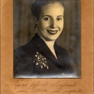 Eva Peron Autograph (Click for full image)