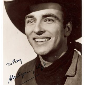 Montgomery Clift New Autograph (Click for full image)