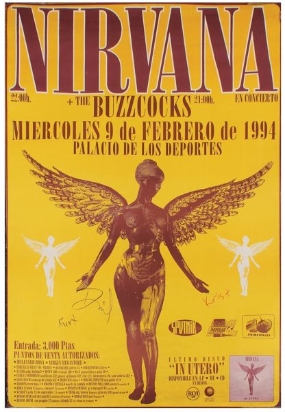 Nirvana Signed Poster (Click For full image)