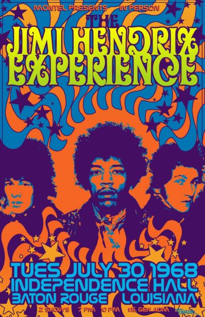 Jimi Hendrix Poster (Click For full image)