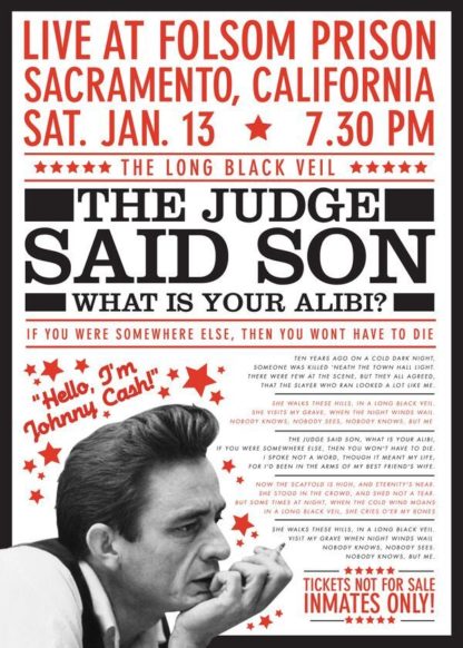 Johnny Cash Poster (Click For full image)
