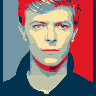 David Bowie Art Poster (Click For full image)