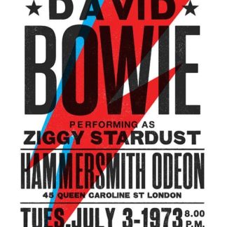 David Bowie Concert Poster (Click For full image)